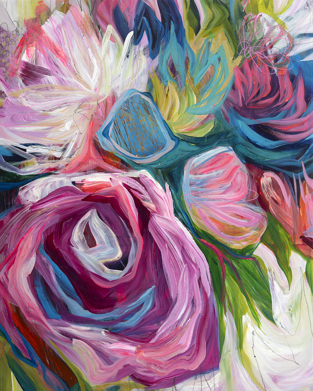 Tossed Together – 24×30 – Original Artwork